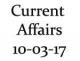 Current Affairs 10th March 2017