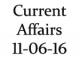 Current Affairs 11 June 2016