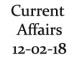 Current Affairs 12th February 2018