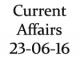Current Affairs 23 June 2016
