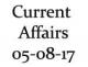 Current Affairs 5th August 2017