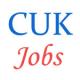 Various jobs in Central University of Kashmir (CUK)