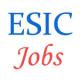 Various Jobs in Employees State Insurance Corporation (ESIC)