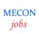 Junior Executive (Finance) Jobs in Mecon Limited