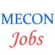 Contract Jobs in Mecon Limited