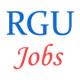 Upcoming Faculty posts in RGU Itanagar - February 2015