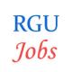 Various Professor Jobs in RAJIV GANDHI UNIVERSITY (RGU)