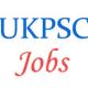 Various Jobs in Uttarakhand Public Service Commission (UKPSC)