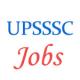 Various Jobs n Uttar Pradesh Subordinate Services Selection Commission (UPSSSC)