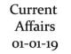Current Affairs 1st January 2019