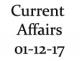 Current Affairs 1st December 2017