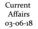 Current Affairs 3rd June 2018
