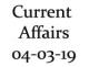 Current Affairs 4th March 2019