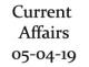 Current Affairs 5th April 2019