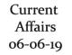 Current Affairs 6th June 2019