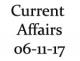 Current Affairs 6th November 2017