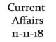 Current Affairs 11th November 2018