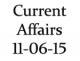 Current Affairs 11th June 2015