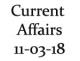 Current Affairs 11th March 2018