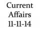 Current Affairs 11th November 2014