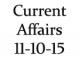 Current Affairs 11th October 2015
