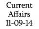 Current Affairs 11th September 2014