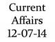 Current Affairs 12th July 2014