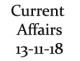 Current Affairs 13th November 2018