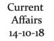 Current Affairs 14th October 2018
