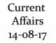 Current Affairs 14th August 2017