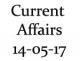 Current Affairs 14th May 2017