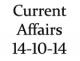 Current Affairs 14th October 2014