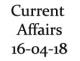 Current Affairs 16th April 2018