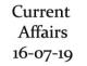 Current Affairs 16th July 2019