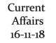 Current Affairs 16th November 2018