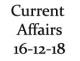 Current Affairs 16th December 2018