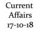 Current Affairs 17th October 2018