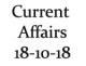 Current Affairs 18th October 2018