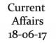 Current Affairs 18th June 2017