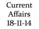 Current Affairs 18th November 2014