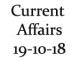 Current Affairs 19th October 2018