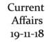 Current Affairs 19th November 2018