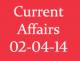 Current Affairs 2nd April 2014