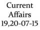 Current Affairs 19th-20th July 2015