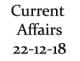 Current Affairs 22nd December 2018