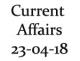 Current Affairs 23rd April 2018