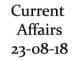 Current Affairs 23rd August 2018