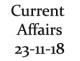 Current Affairs 23rd November 2018