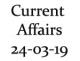 Current Affairs 24th March 2019