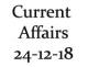 Current Affairs 24th December 2018 